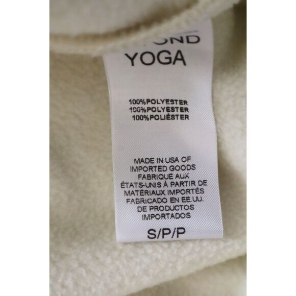 Beyond Yoga FP7818 Women's Sz S Cream New Terrain 1/4 Zip Fleece Pullover - Picture 6 of 6